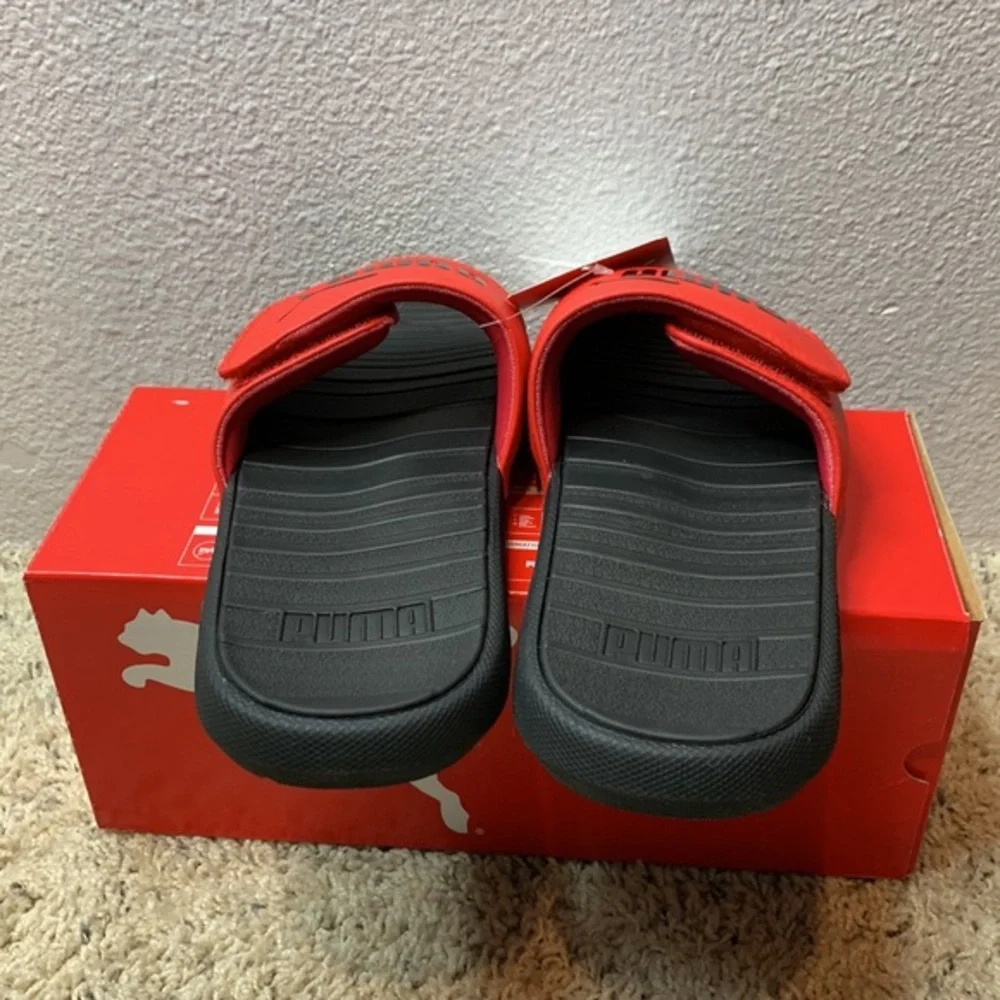 Puma Cool Cat V BX Men's Red Slides sz 7